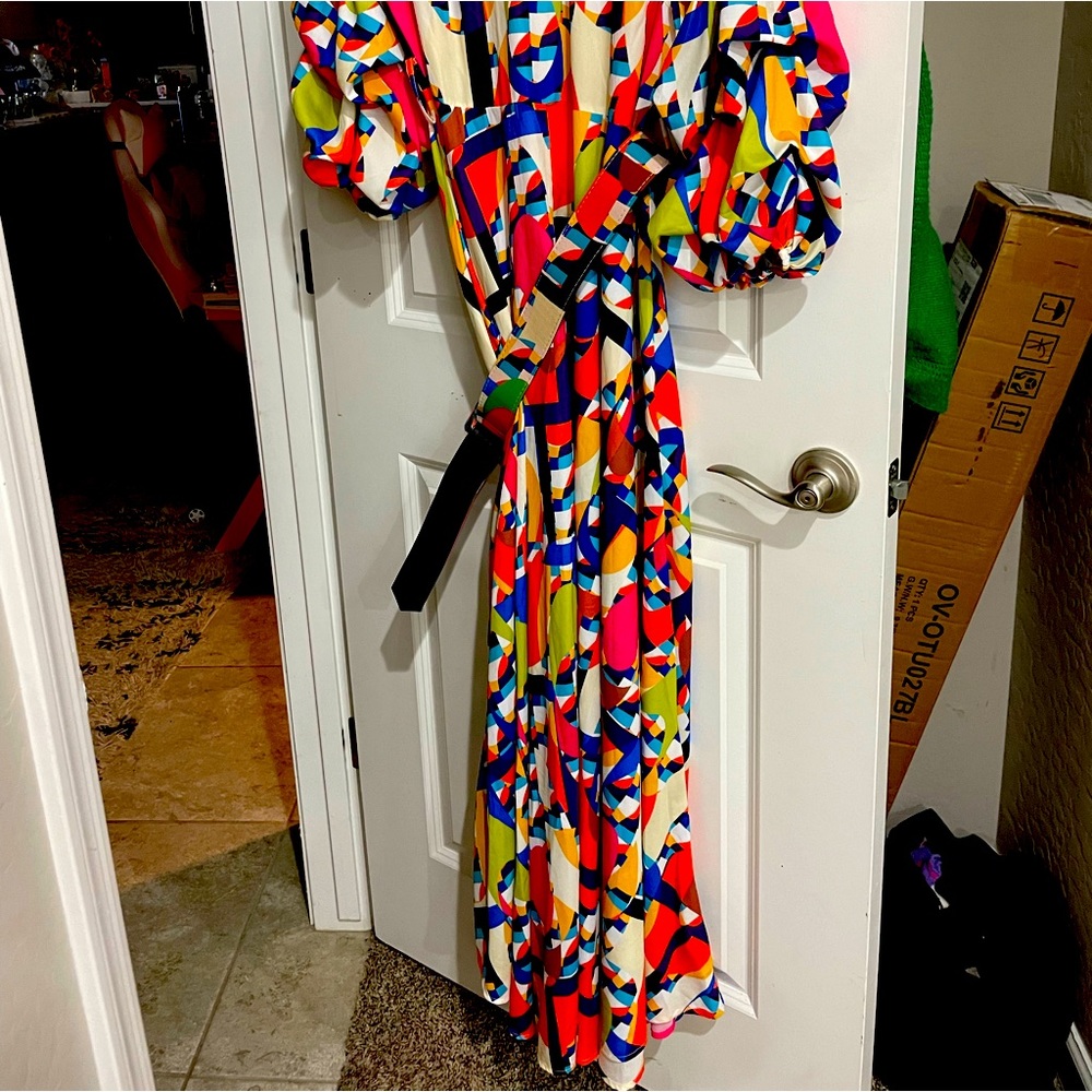 Multi color summer/spring dress size large